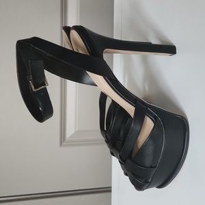 ALDO Black Plaform Heels sz 7.5